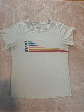 Oiselle Start Line Tee.  Sz M